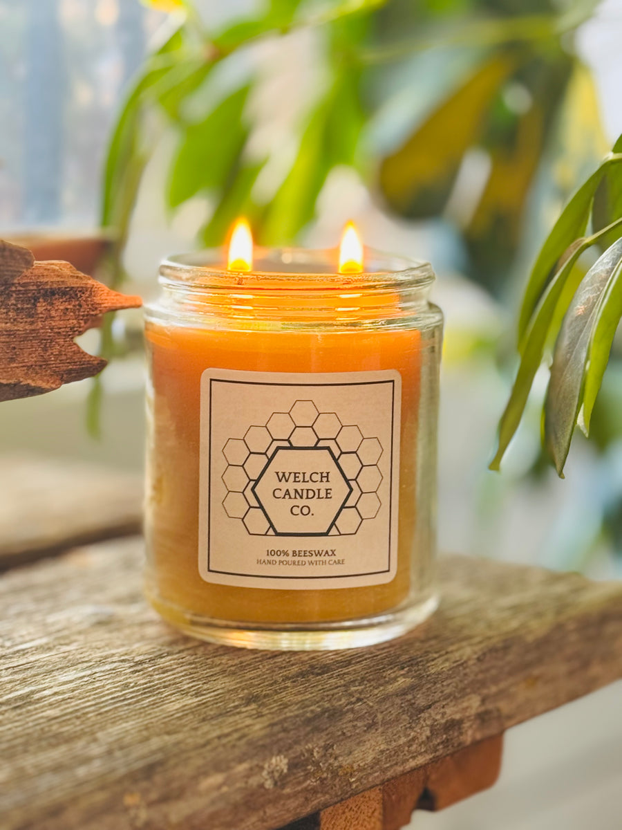 9 oz Beeswax Candle