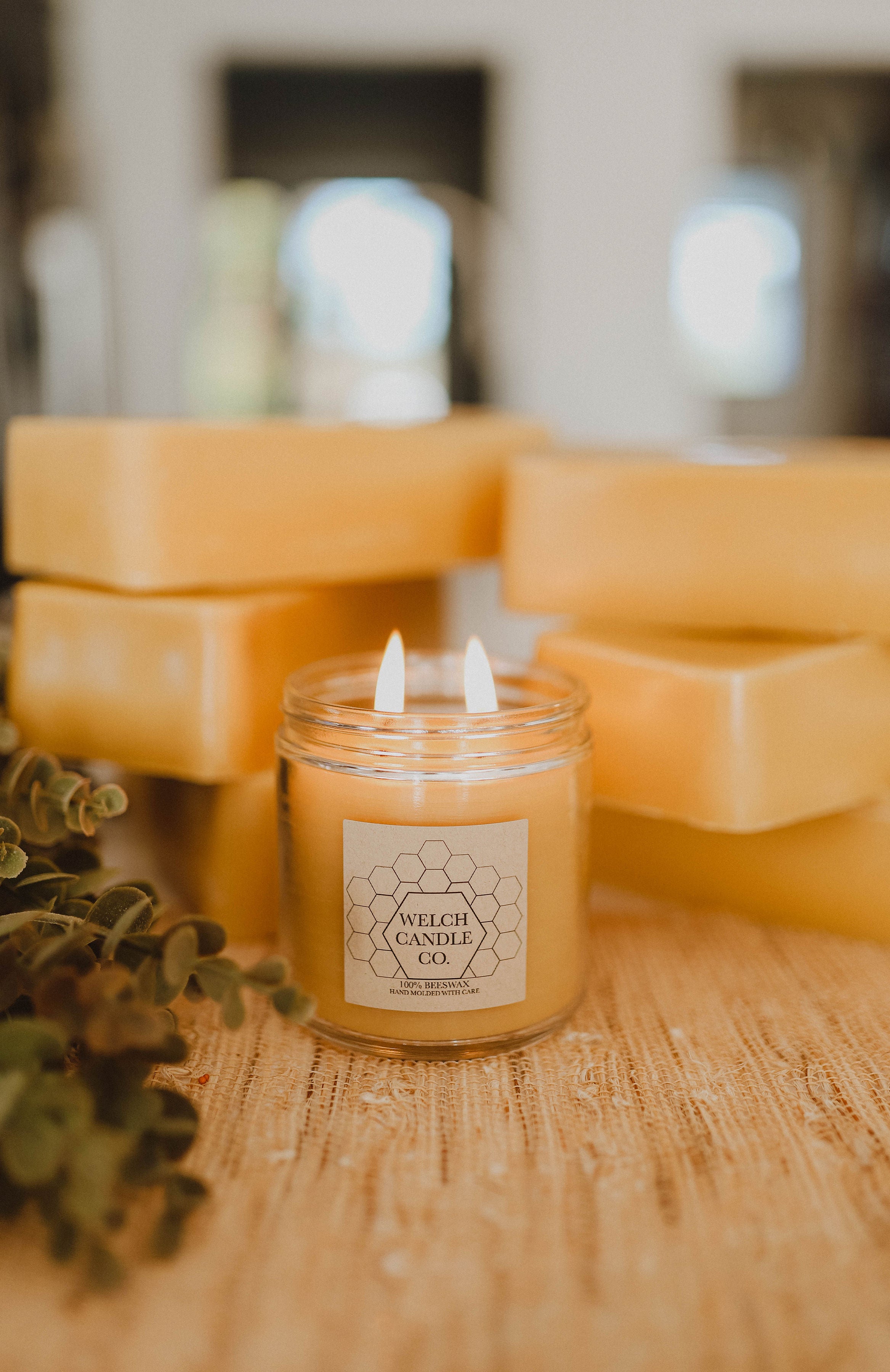 16 oz Beeswax Candle – Welch Candle Company