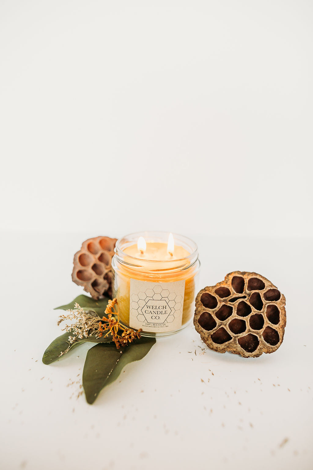 12 oz Beeswax Candle – Welch Candle Company
