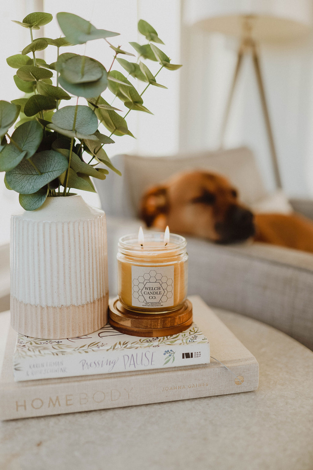 12 oz Beeswax Candle